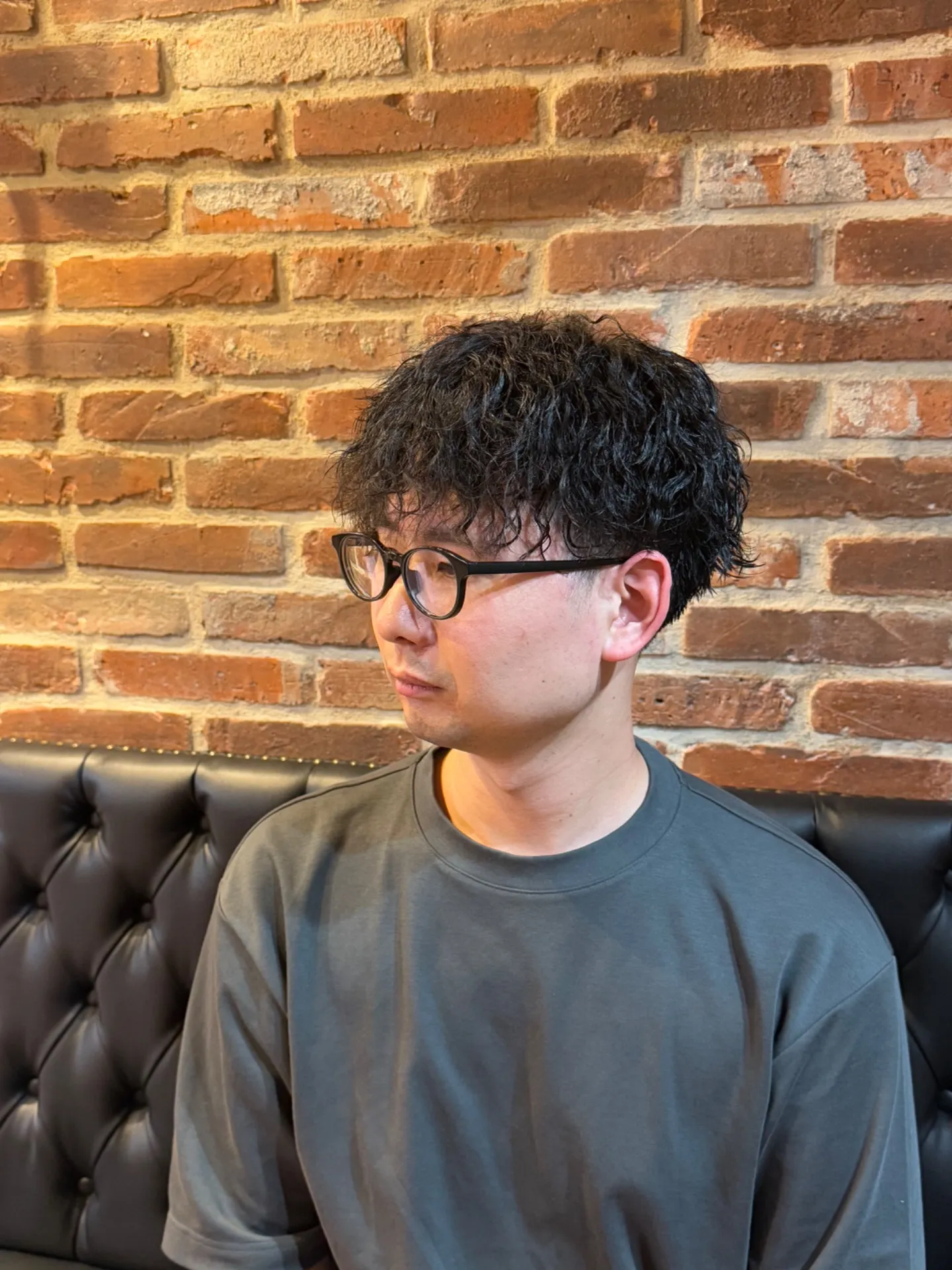 ツイストスパイラルパーマで秋らしい大人の色気